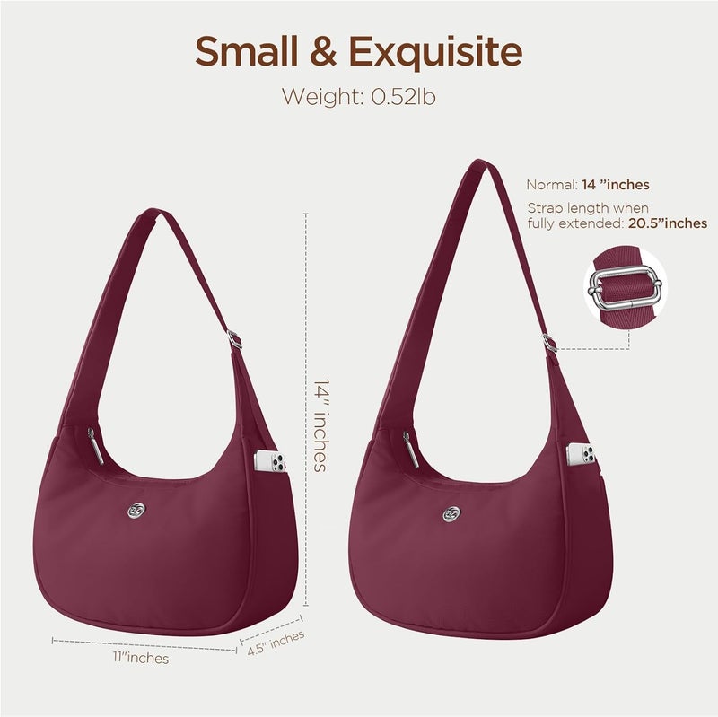 Babysun Mini Shoulder Bag Women Nylon Crescent Bag Underarm Shoulder Purse Women's Shoulder Handbags Small Tote Bag - Image 4